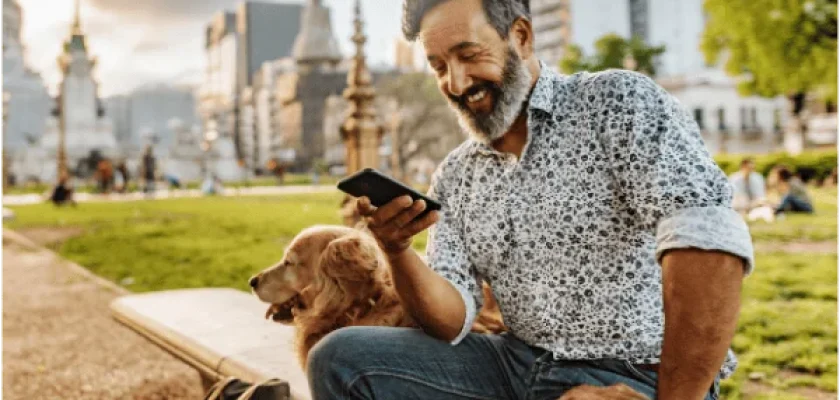man-holds-phone