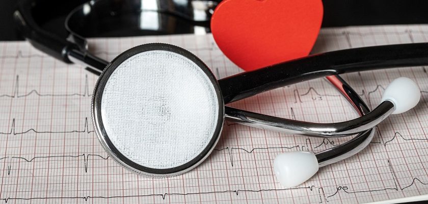 Cardiology - Stethoscope and ecg